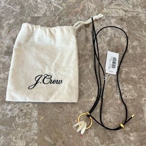 J. Crew Mother of pearl pendant necklace